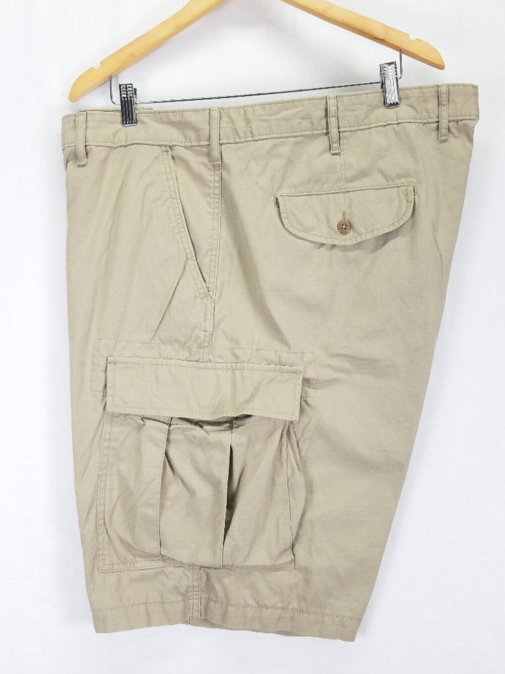 Levi's Men 46 Khaki Ripstop Cargo Shorts Cotton Utility Pocket Outdoor Shorts